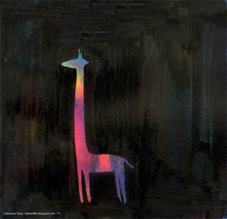 Hypercolor Giraffe